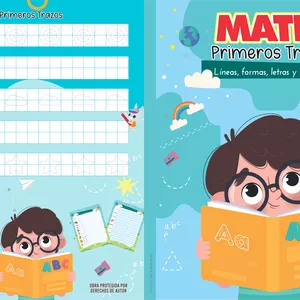 Imagen de portada para Ebook LIBRO MIS PRIMEROS TRAZOS  PARA NIÑOS DE 3-5 AÑOS/"Divertido Cuaderno de Actividades en spañol ((Spanish Edition) : Aprende a Escribir y Repasar Letras, lineas, formas y Números 