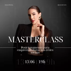 Imagem de capa para o Curso online Masterclass Posicionamento Para Empreendedoras | 13/06 às 19h