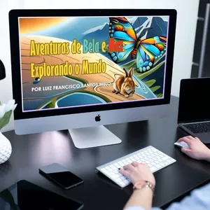 Imagem de capa para o Ebook Aventuras de Bela e Max: Explorando o Mundo