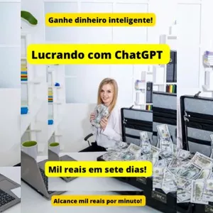 Imagem de capa para o Ebook LUCRANDO COM CHATGPT 