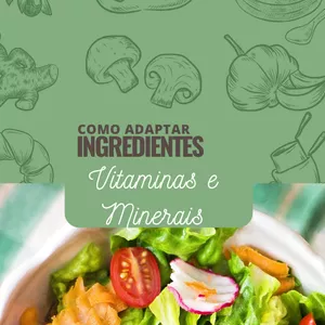 Imagem de capa para o Ebook Como adaptar ingredientes saldaveis