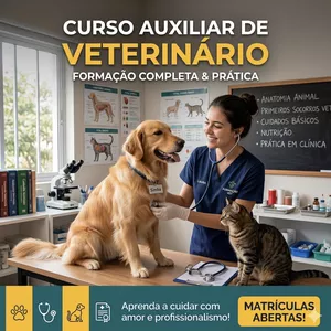 Imagem do curso Auxiliar de Veterinário