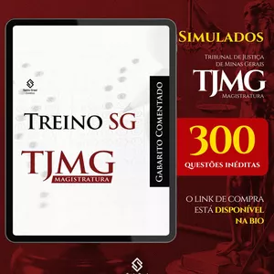 Imagem do curso TJMG 2026 | Treino SG - 300 questões
