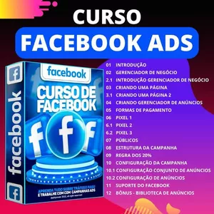 Imagem de capa para o Curso online Curso Facebook ads 