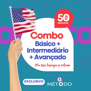 Imagem do curso Inglês Básico, Intermediário e Avançado de Inglês no seu Tempo e Ritmo - Método Go