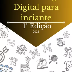 Imagem de capa para o Ebook Marketing digital para iniciante