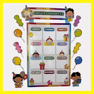 Imagem de capa para o Ebook Painel Aniversariantes 