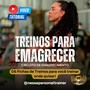 Imagem de capa para o Curso online TREINOS PARA EMAGRECER - COM TUTORIAL