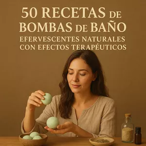 Imagen de portada para Ebook 50 Recetas de Bombas de Bano Efervescentes Naturales con Efectos Terapeuticos