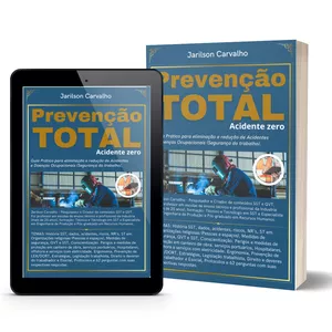 Imagem de capa para o Ebook Prevenção Total Acidente ZERO (EBOOK) - Guia Prático para Prevenir Acidentes e Doenças Ocupacionais (Segurança do trabalho). 