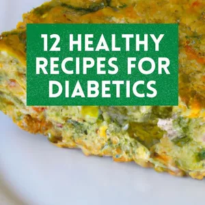 Cover image for Ebook 12 Healthy recipes for diabetics