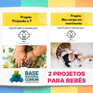 Imagem de capa para o Ebook Kit com 2 Projetos Pedagógicos para Bebês