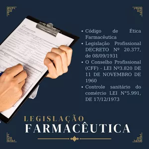 Imagem de capa para o Ebook Legislação Farmacêutica | Resumo