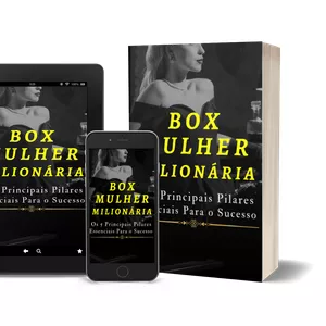 Imagem de capa para o Ebook BOX MULHER MILIONÁRIA - Os 5 Principais Pilares Essenciais Para o Sucesso