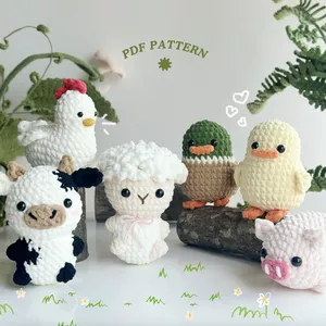 Imagen de portada para Ebook Patrones De Granja De Ganchillo