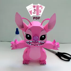 Imagem de capa para o Ebook Angel (Lilo e Stitch) - Boneco de papel papertoy
