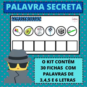 Imagem de capa para o Ebook PALAVRA SECRETA - FORMAÇÃO DE PALAVRAS