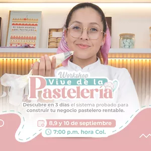 Imagen de portada para Curso online Workshop Vive de la Pastelería - PREMIUM
