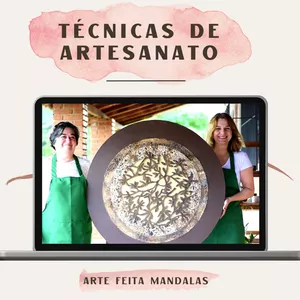 Imagem de capa para o Curso online Curso de Mandalas e Técnicas Artesanais