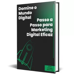 Imagem de capa para o Ebook Domine o Mundo Digital: Guia Passo a Passo para Marketing Digital Eficaz