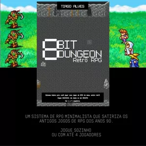 Imagem de capa para o Ebook 8 Bit Dungeon Retrô RPG