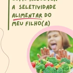 Imagem de capa para o Ebook Ebook Seletividade Alimentar