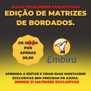 Imagem do curso CURSO EDIÇÃO DE MATRIZES PELO EMBIRD
