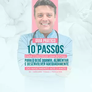 Imagem de capa para o Curso online Guia Prático | 10 Passos para construir uma Rotina para o bebê e dormir, alimentar e desenvolver adequadamente do nascimento aos 2 anos