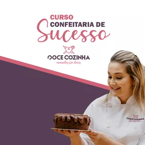 Imagem de capa para o Curso online Confeitaria de Sucesso!