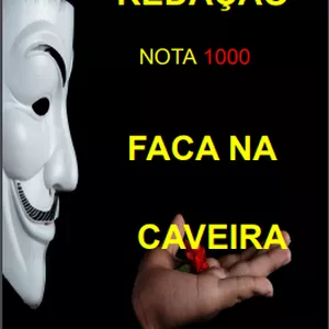 Imagem de capa para o Ebook REDAÇÃO NOTA 1000 FACA NA CAVEIRA