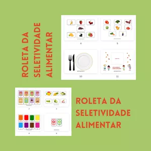 Imagem de capa para o Ebook Roleta da Seletividade Alimentar