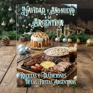Imagen de portada para Ebook Libro Digital: Navidad y Año Nuevo a la Argentina - Recetas y Tradiciones (+ Guía Global de Regalo)