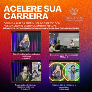 Imagem do curso Acelere sua carreira: Domine a arte da entrevista de emprego com nosso curso de Desenvolvimento Pessoal