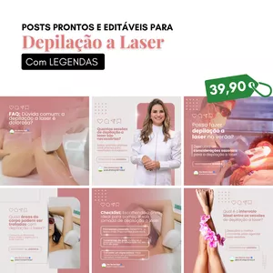 Imagem do curso Pack Canva Depilação a Laser