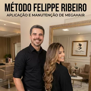 Imagem de Método Felippe Ribeiro: Aplicação e Manutenção de Megahair criado por Felippe Ribeiro na hotmart