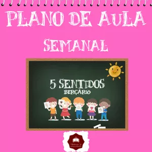 Imagem de capa para o Ebook PLANO DE AULA SEMANAL - 5 SENTIDOS