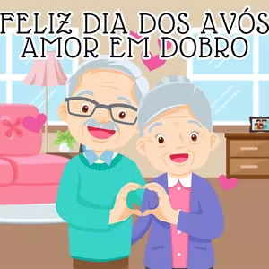 Imagem de capa para o Ebook DIA DOS AVÓS AMOR EM DOBRO