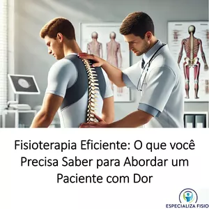 Imagem de capa para o Ebook Fisioterapia Eficiente: O que você Precisa Saber para Abordar um Paciente com Dor