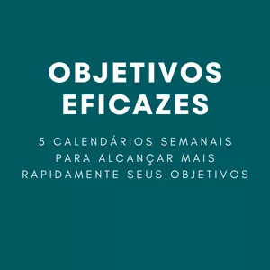 Imagem de capa para o Ebook [ BÔNUS #2 ] Objetivos Eficazes
