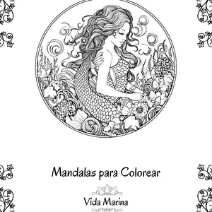 Imagen de portada para Ebook Libro para Colorear Mandalas 