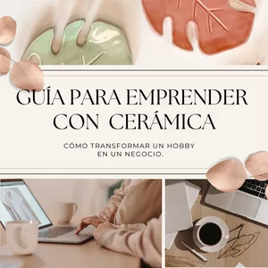 Imagen de portada para Ebook Guía para emprender com Cerámica - cómo transformar un hobby en un negocio.