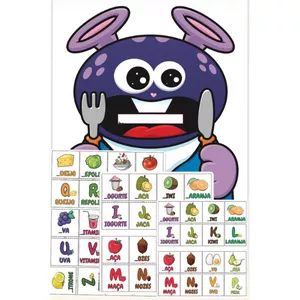 Imagem de capa para o Ebook Monstrinho Comilão