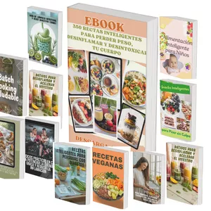 Imagen de portada para Ebook "350 Recetas Inteligentes: Para Perder Peso, Sin  Gluten, Sin Azúcar, Sin TACC"