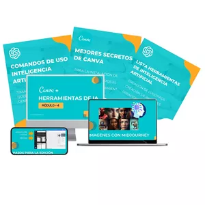 Imagen de portada para Curso online CURSO DE DISEÑO GRÁFICO CON INTELIGENCIA ARTIFICIAL Y CANVA