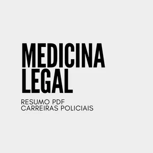 Imagem de capa para o Ebook APOSTILA MEDICINA LEGAL