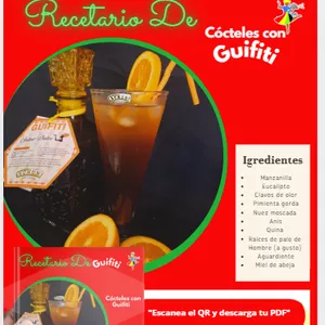 Imagen de portada para Ebook Recetario de Cócteles con Guifiti Garífuna