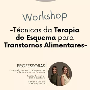 Imagem de capa para o Curso online Workshop: Técnicas da Terapia do Esquema para Transtornos Alimentares