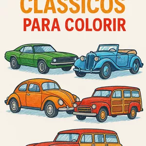 Cover image for Ebook Classic Cars Coloring