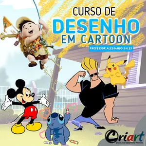 Imagem de capa para o Curso online Curso de Desenho em Cartoon