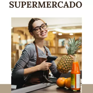 Imagen de portada para Ebook Cajera de Supermercado: Manual Exprés Profesional para Empezar Sin Experiencia
